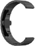 Techsuit Curea pentru Samsung Galaxy Watch 4/5/Active 2 Huawei Watch GT 3 42mm/GT 3 Pro 43mm Techsuit Watchband W012 Black (5949419079717)