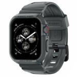 Spigen Husa pentru Apple Watch 4 / 5 / 6 / SE / SE 2 / 7 / 8 / 9 44mm/45mm + Curea Spigen Rugged Armor Pro Dark Grey (8809971222662)