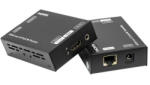 RAINBOW HDMI extender szett, 60 m, 1xCat-6 kábelen max. 1080P 60, 3D video format. A forrás a kijelző EDID-jét látja! (VAEXHDMI60) (VAEXHDMI60)