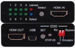 RAINBOW HDMI EDID Emulátor Felbontás max. 4K 30 Hz 8 előre tárolt és 8 elmenthető EDID (VAEDEM-1) (VAEDEM-1)