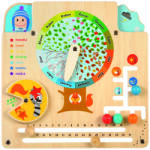 Lucy & Leo - 322 Calendarul naturii - tabla de joc educativ din lemn (4897059893297)