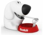 3M Dispenser de bandă adezivă, pentru masă, cu bandă adezivă, 3M SCOTCH "C31", câine