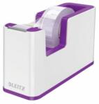 Leitz Dispenser de bandă adezivă, de masă, umplut, LEITZ „Wow, alb-violet