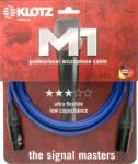 KLOTZ M1 cablu de microfon profesional XLR 3p mum/dad negru conectori Neutrik - 5m (M1FM2N0500)