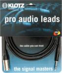 KLOTZ Cablu audio analogic Klotz pro - cupolă XLR simetrică Klotz - pentru mufă jack simetrică - 7, 5m (M1MS1K0750)