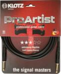 KLOTZ Cablu de chitară Klotz PRO ARTIST pro cu conector metalic și contacte placate cu aur - Klotz - 6m (PROK060PP)