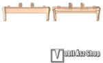  Okosóra fém csatlakozó adapter - 2db / 1pár - ROSE GOLD - bármilyen 18mm-es teleszkópos szíjjal használható - SAMSUNG Galaxy Fit3 (SM-R390)