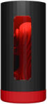 LELO F1s V3 XL - interaktív maszturbátor (fekete-piros) - erotikashow