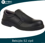 Portwest Fw81 vízálló munkavédelmi cipő, bebújós S2 (FW81BKR35)