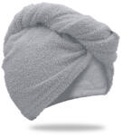  Prosop turban gri deschis cu uscare rapida, 100% bumbac Prosop