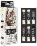 Sennelier Oil Stick olajfesték rúd készlet - 6x12 ml, tabby cat