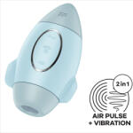 Satisfyer Vibrator Stimulator Clitoris Satisfyer Mission Control Blue Small Double Impulse Vibrator Vibrator