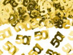 PartyDeco Confetti metalic, numarul 50, 15g (KONS35-50-019ME)