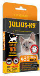 Julius-k9 Petfood Julius K-9 Cat Collar - Bolha-, kullancs riasztó (fekete) nyakörv macskák részére (43cm)