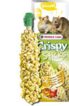 Versele-Laga Crispy Sticks Hamster, Rats Dupla rúd (popcorn, méz) - kiegészítő eleség hörcsögök és nyulak részére (100g)