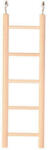 TRIXIE Wooden Ladder - falétra (5 fokos) díszmadarak részére (24cm)