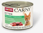 Animonda Carny Kitten Rind, Huhn + Kaninchen - nedves eledel (marha, csirke, nyúl) fiatal macskák részére (200g)