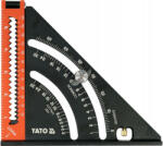 TOYA Talpas derékszög vonalzó 290 x 185 mm alumínium (YT-70783) - szucsivill