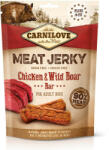 CARNILOVE Meat Jerky Snack Chicken&Wild Boar Bar - csirke& vaddisznó - jutalomfalat kutyák részére 100g