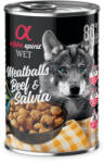 Alpha Spirit Meatballs - Marha & Zsálya konzerv kutyáknak 400g - pegazusallatpatika