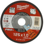 Milwaukee Vágókorong fémre 125 x 1, 0 x 22, 2 mm inox egyenes SC41 PRO+ (200 db/cs) (4932451488)