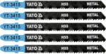  YATO Dekopírfűrészlap fémre T-befogás 24-10TPI 100/1, 0 mm HSS (5 db) (YT-3415) - szucsivill