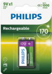 Philips 9V 170 mAh elem (9VB1A17/10) (9VB1A17/10)
