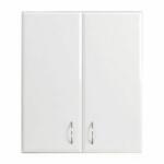 Leziter Bianca 60-as Faliszekrény 2 ajtóval, magasfényű fehér színben