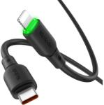 Mcdodo Cablu de date Mcdodo Type-C la Lightning Alpha Series Silicone, Fast Charging, 36W, LED, 1.2m, Negru (CA-4761)