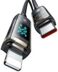 Mcdodo Cablu de date Mcdodo Type-C - Lightning Display Auto Power Off, Fast Charging, 1.2m, 36W, Negru (CA-3600)