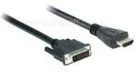 V7 HDMI 1.4 Apa / DVI-D Apa kábel 2m (V7E2HDMIDVID-02M) (V7E2HDMIDVID-02M)
