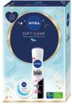 Nivea Ajándék szett: Női dezodor spray Nivea Black & White Clear 150 ml + Nivea Soft testápoló krém 100 ml