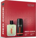 STR8 Red Code férfi ajándék szett: Aftershave, 100 ml + Red Code deo spray, 150 ml