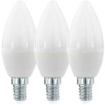 EGLO KÉSZLET 3x LED Izzó C37 E14/6W/230V 3000K - Eglo 12884 12884 (EG12884)