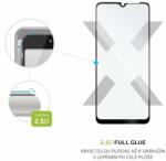 FIXED teljes kijelzős üvegfólia Samsung Galaxy A12 telefonhoz, fekete (FIXGFA-653-BK)