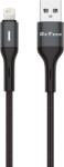 DeTech Кабел за данни DeTech DE-C38i, Lightning, 1.0m, Black - 40198 (DE-40198)