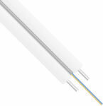 DeTech Оптичен кабел DeTech, FTTH, 2 cores, Indoor, 2000m, White - 18416 (DE-18416)