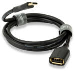 QED Кабел QED Connect USB C(M)-A(F) - 0.15м (QE8191) - vsystem