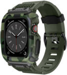 Lito Husa pentru Apple Watch 4 / 5 / 6 / SE / SE 2 / 7 / 8 / 9 44mm / 45mm + Curea - Lito RuggedArmor LS001 Green (5949419074002)