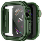 Lito Husa pentru Apple Watch 7 / 8 / 9 41mm + Folie Lito Watch Armor 360 Green (5949419007567)