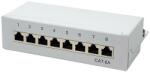 LogiLink Cat. 6A Patch Panel 8-Port desktop, shielded, grey (NP0018)