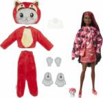 Mattel Barbie Cutie Reveal în costum - un pisoi într-un costum de panda roșu (25HRK23) Papusa Barbie