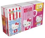  Hello Kitty papírzsebkendő 6x9db 4 rétegű, 21x21cm