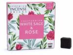 Ancient Wisdom Aromafume-White Sage & Rose-Fehér Zsálya és Rózsa füstölőkocka