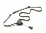 Durable Curea de agățare DURABLE FLEX cu șnur negru, 10 buc