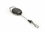 Durable Disc retractabil cu clemă DURABLE JOJO STYLE negru 1 buc