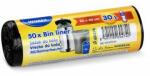 Wimex Sac de gunoi (HDPE) negru 50 x 60 cm 30L `M` [50 buc]