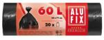 Alufix Saci de gunoi Alufix 60 ℓ 20 buc, 15 mic. , 64 x 71 cm, negri, HDPE