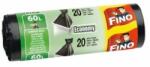 FINO Pungi cu fermoar FINO Economy 60 ℓ, 13 mic. , 59 x 72 cm, negre (20 buc. )