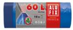 Alufix Saci de gunoi, retractabili, 60 l, 15 buc, 64x71 cm, 26 , ALUFIX, albaștri, 15 buc